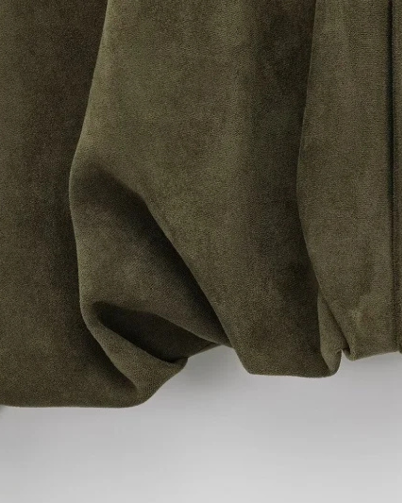 Women’s Suede-Style Bomber Jacket