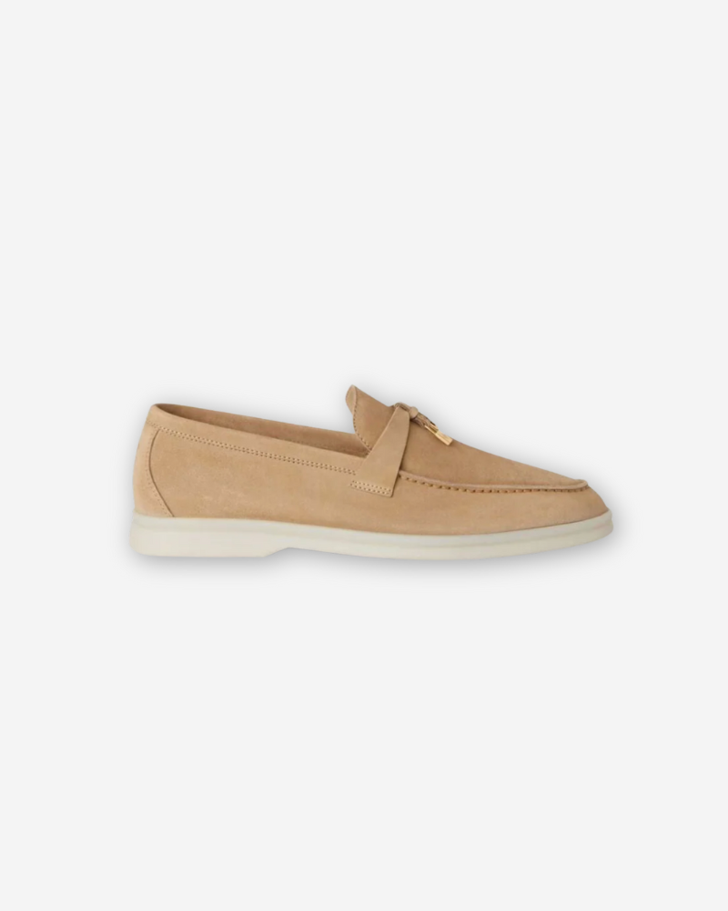 Women’s Suede Loafers – Khaki