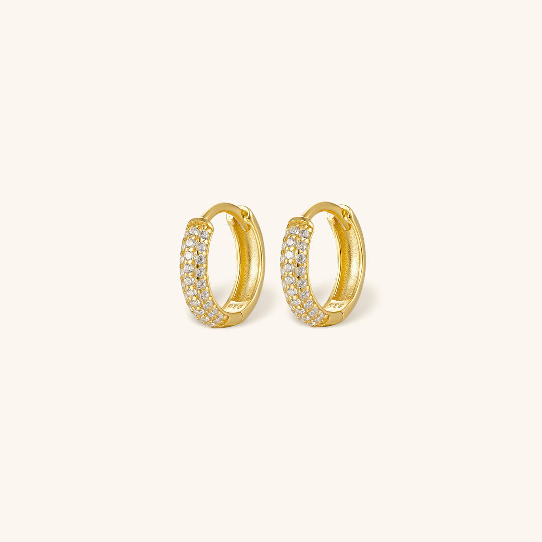 Amy Chunky Paved Earrings
