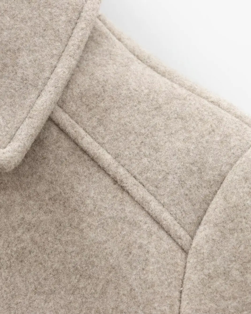 Short Zip-Up Jacket with Pockets