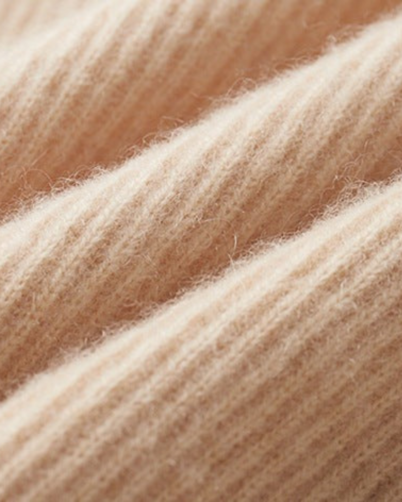 Merino Wool Zip-Up Sweater