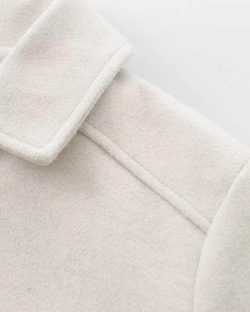 Short Zip-Up Jacket with Pockets