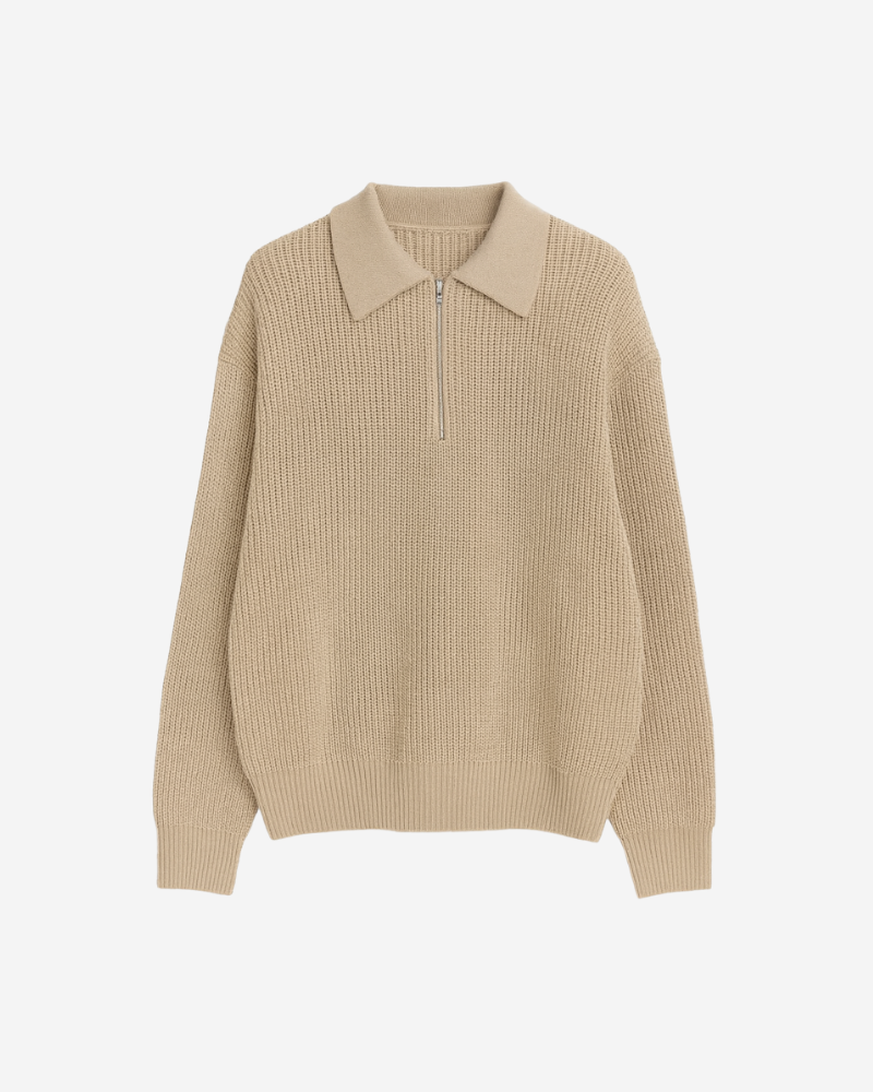 Essential Zip-Up Sweater