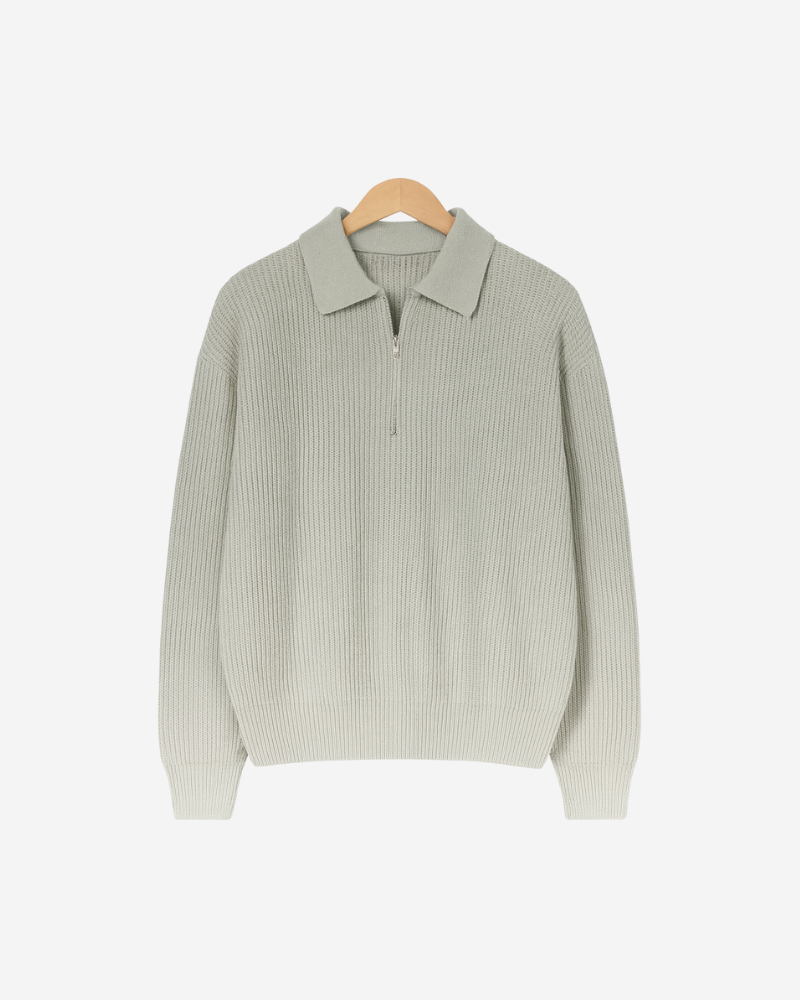 Essential Zip-Up Sweater