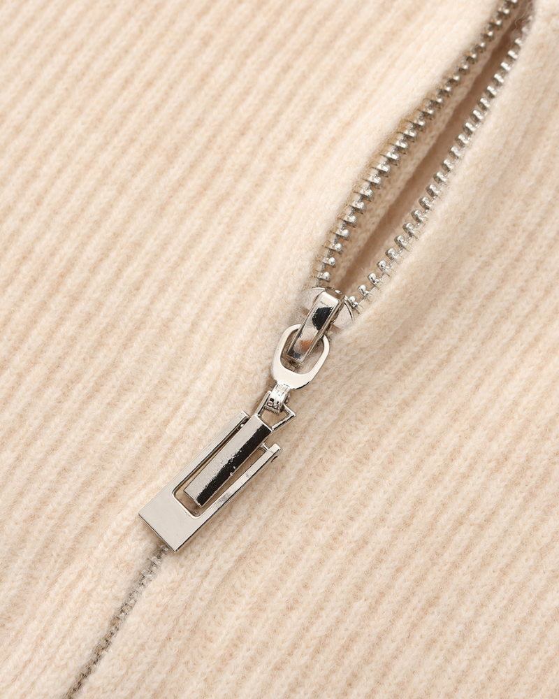 Men’s Cashmere Zip-Up Sweater