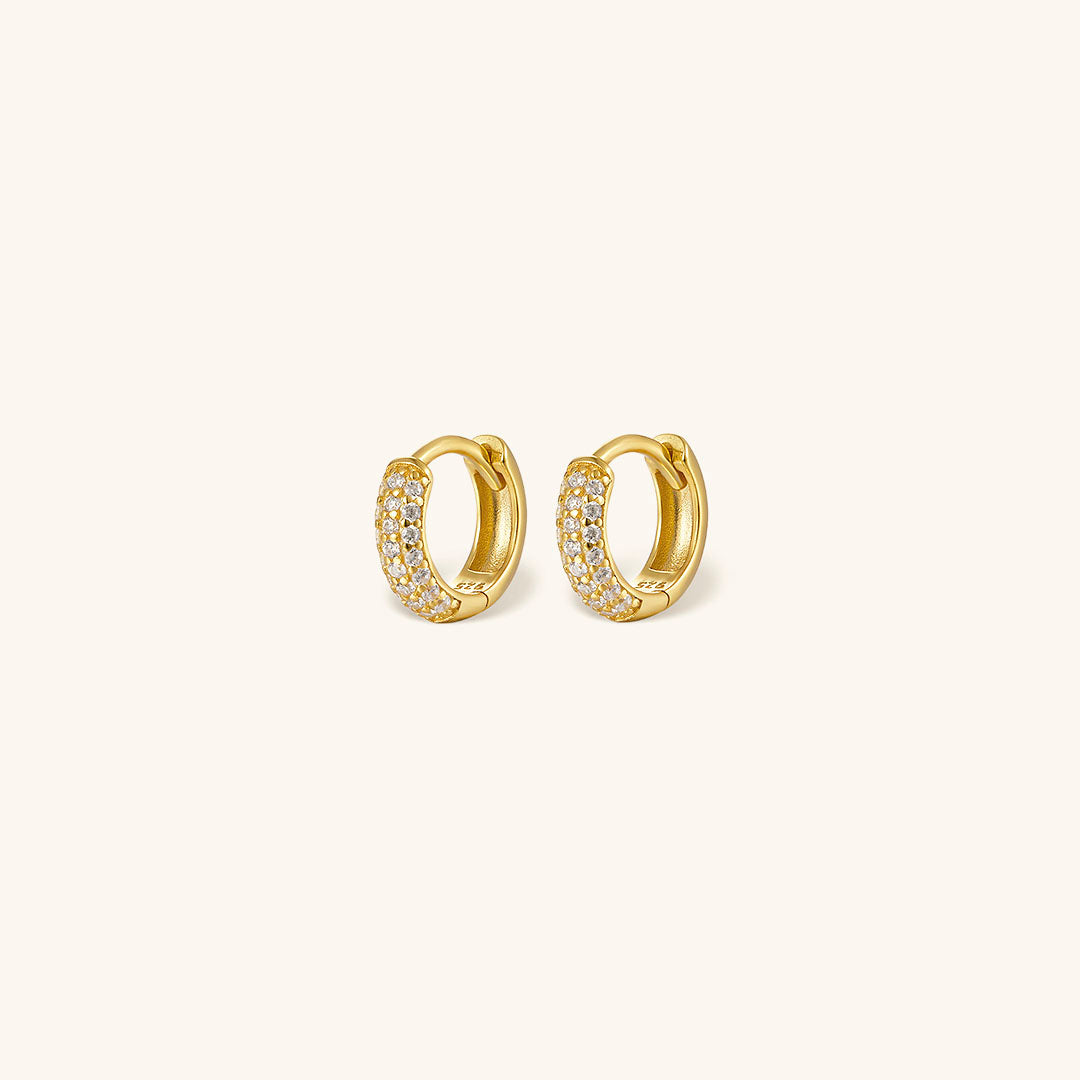 Amy Chunky Paved Earrings