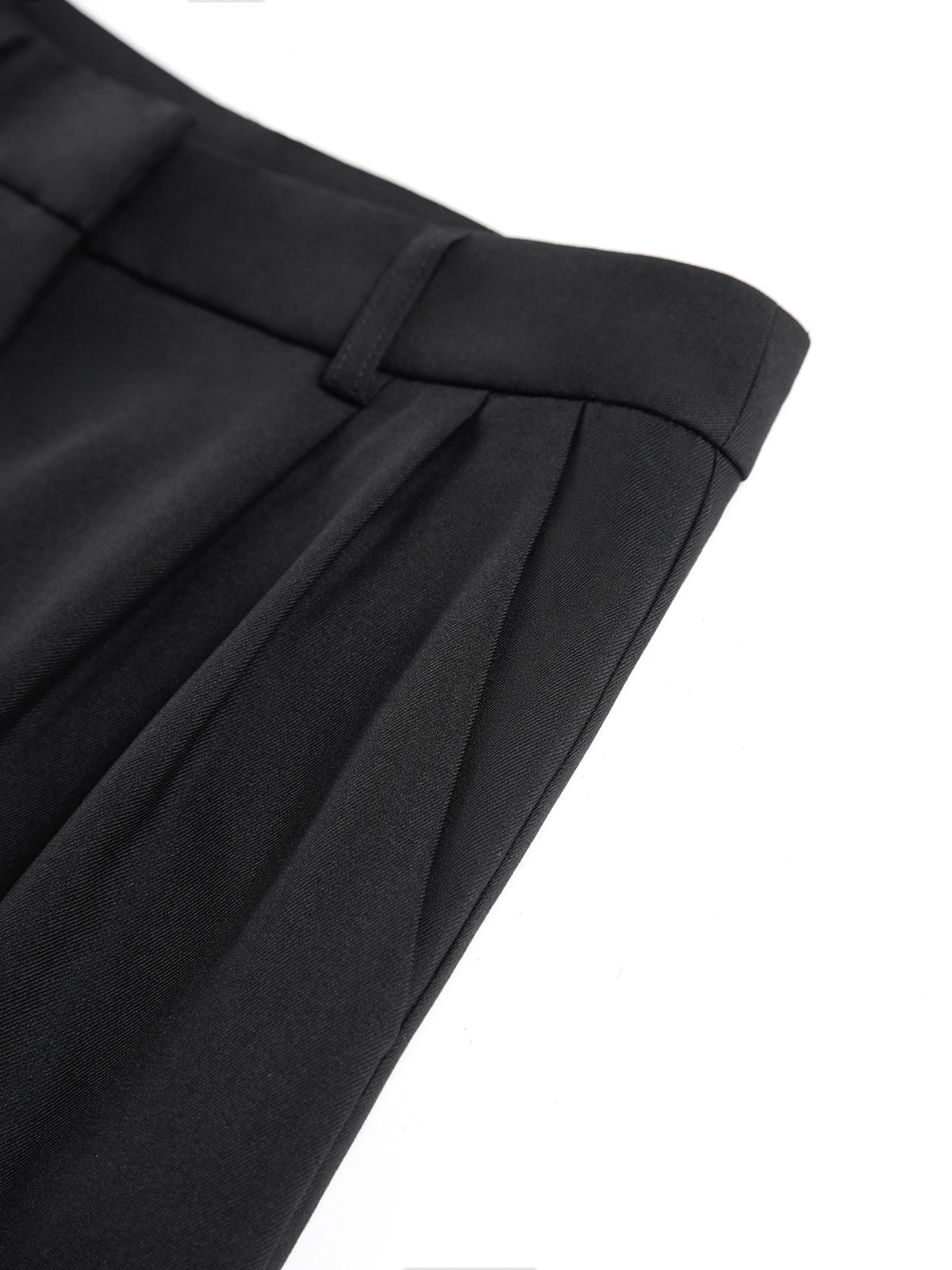 Solid Wide Leg Pants