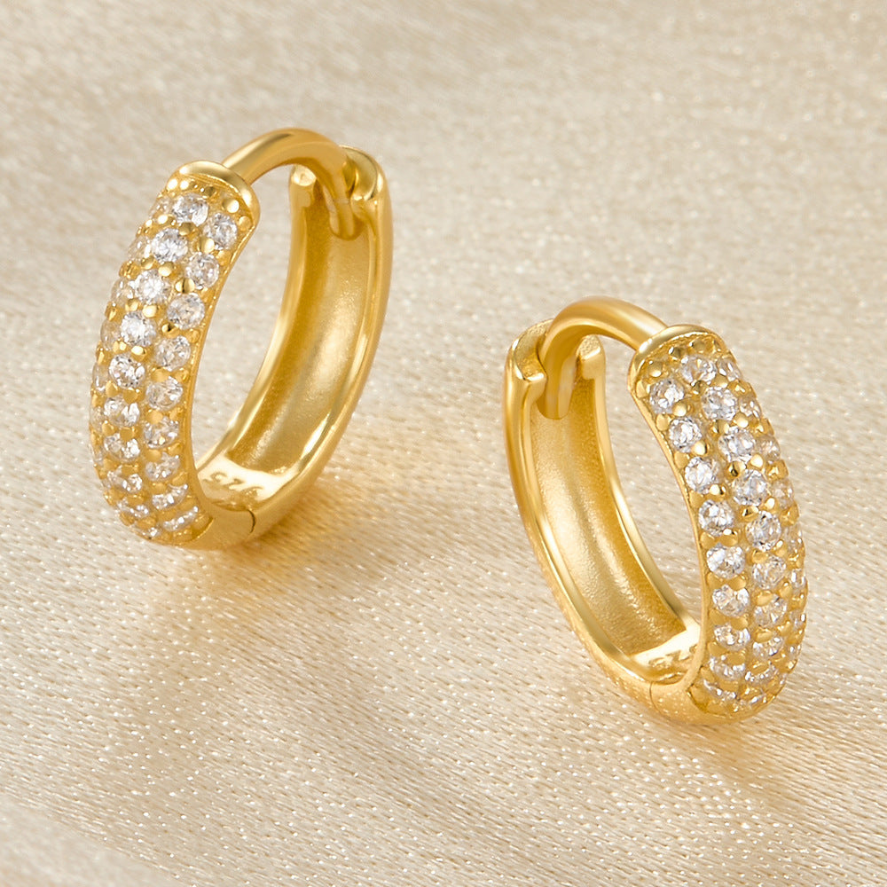 Amy Chunky Paved Earrings